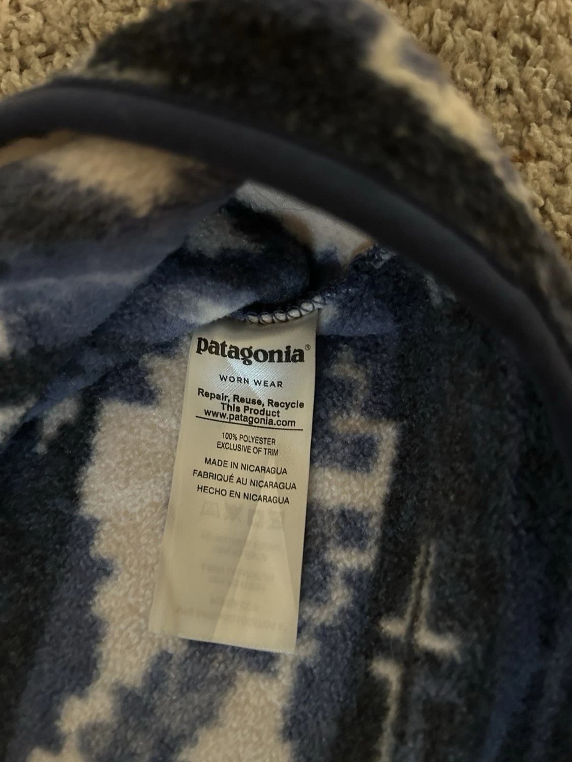 90s 파타고니아 신칠라 스냅-티 플리스 풀오버 상품이미지4