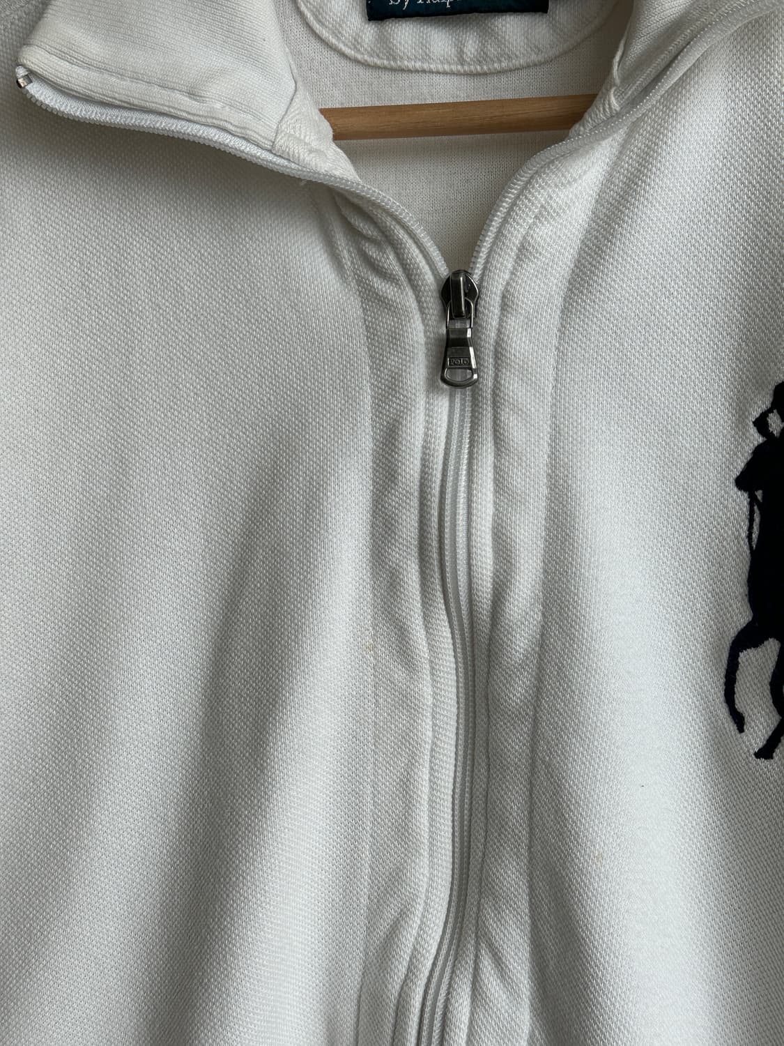 폴로 랄프로렌 화이트 집업 자켓 s 상품이미지7