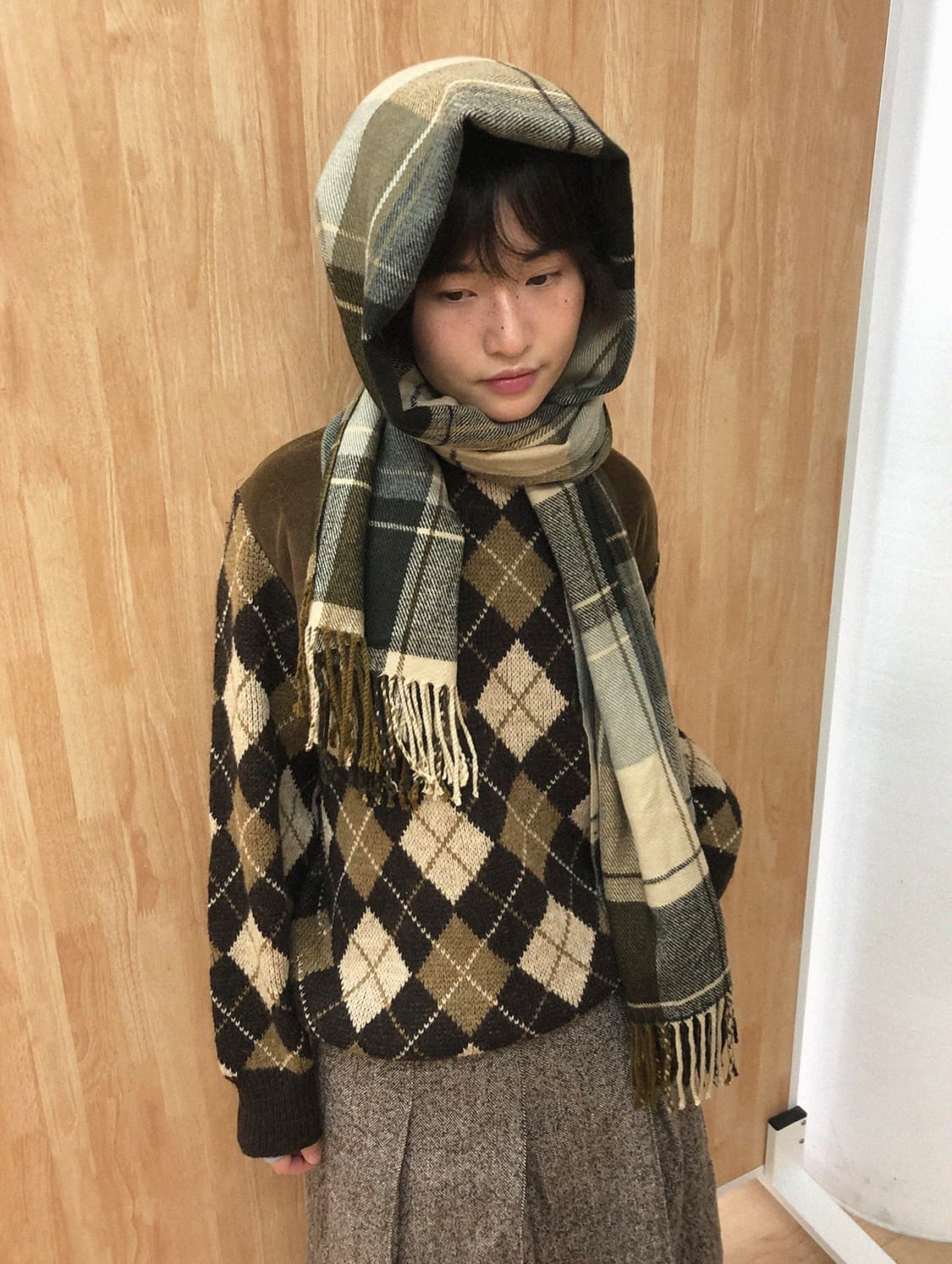 vintage elbow patch knit 상품이미지5