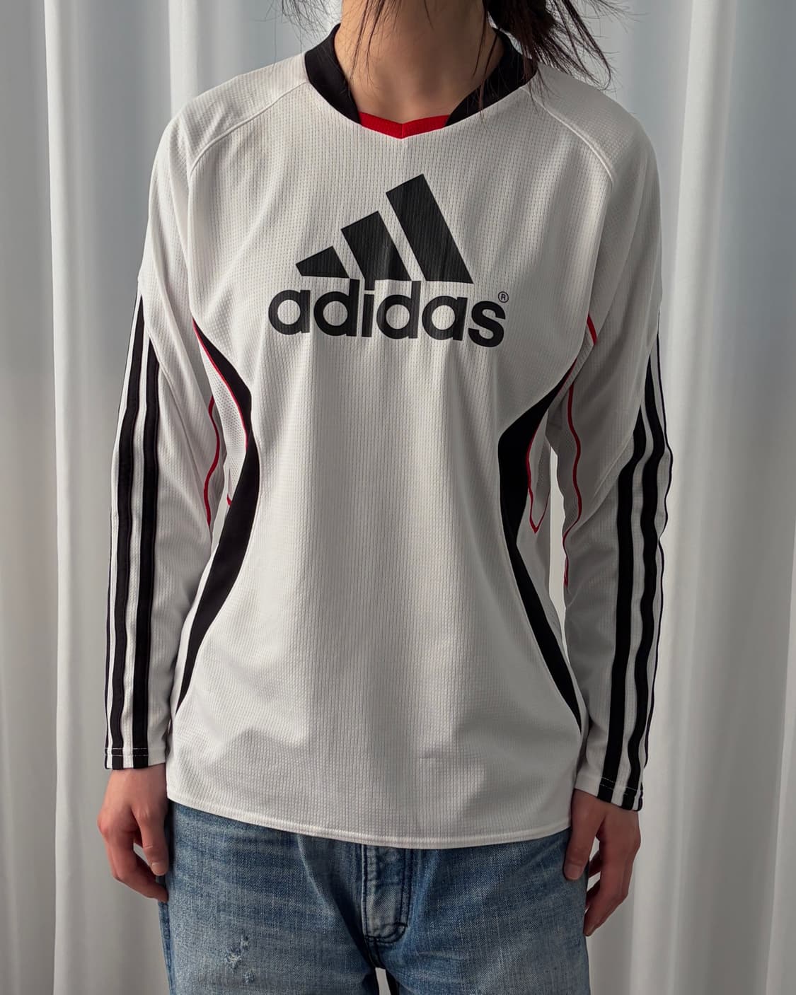 [XS]아디다스 올드스쿨 트레이닝 메쉬 슬리브 상품이미지3