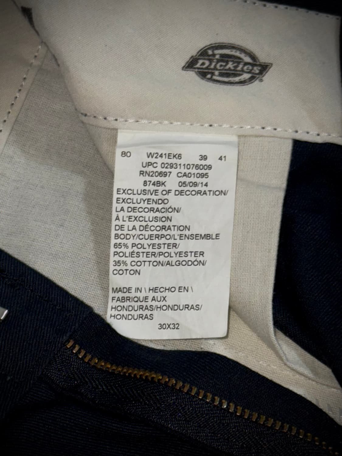 디키즈 874 타투 스크립트 커스텀 프린팅 워크팬츠 상품이미지7