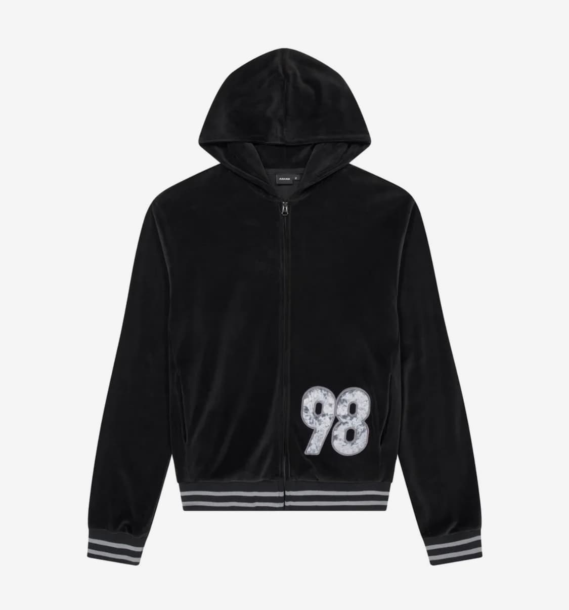아캄 후드집업 98 Patch Velour Zip-Up Hoodie (B 상품이미지1
