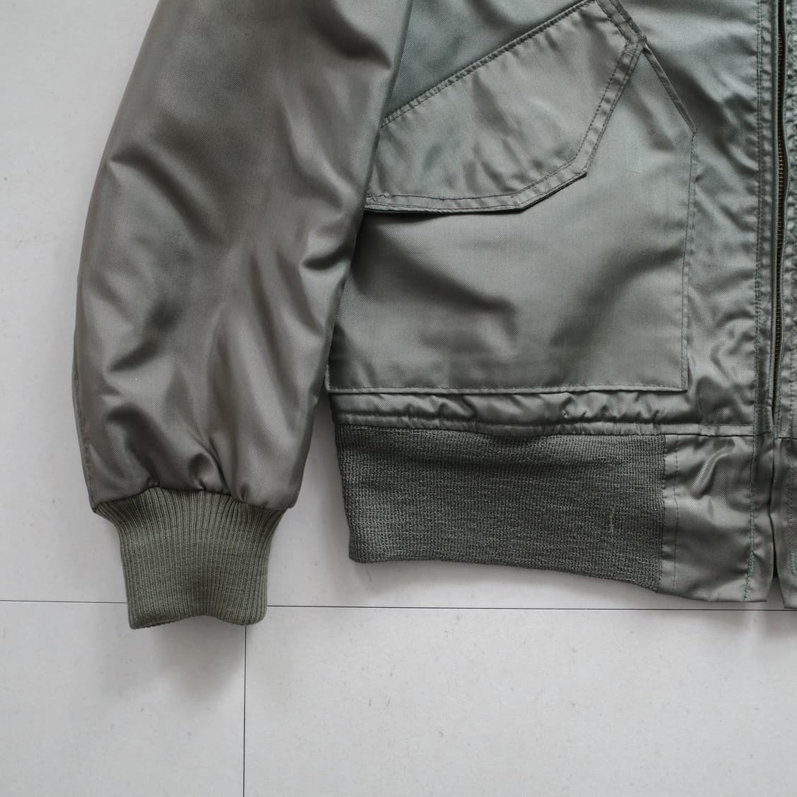 80s 미군 오리지널 USAF 공군 CWU-36/P 항공점퍼 L 상품이미지3