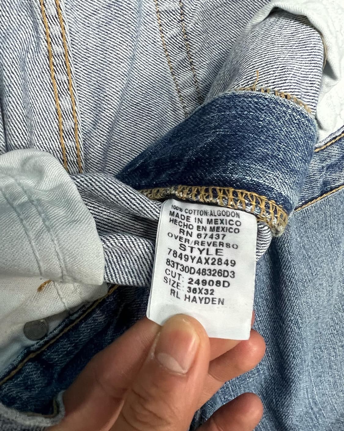 00s POLO JEANS DENIM PANTS 상품이미지9