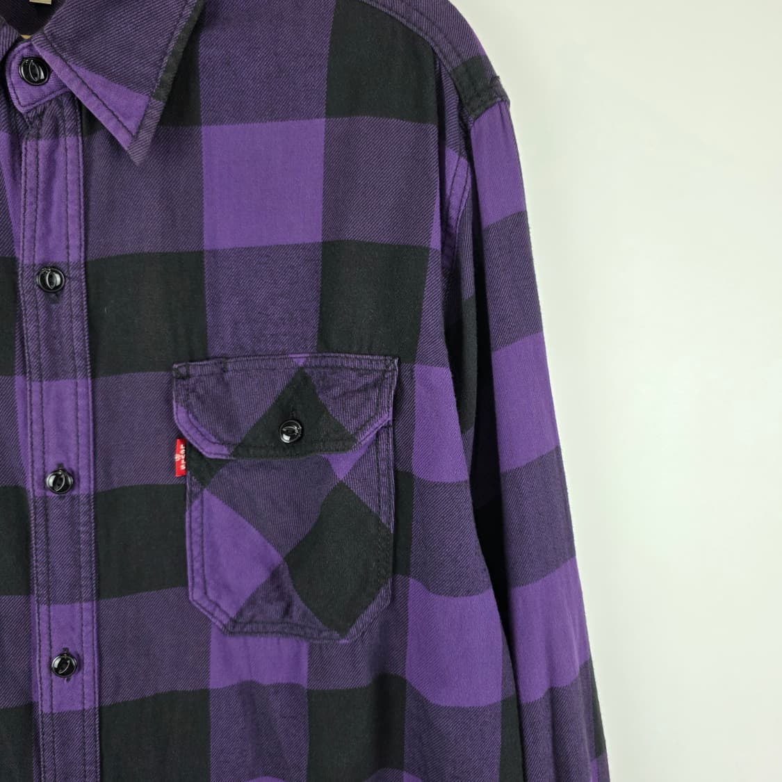 Levi's 레드탭 버팔로 체크 플란넬 셔츠 상품이미지5