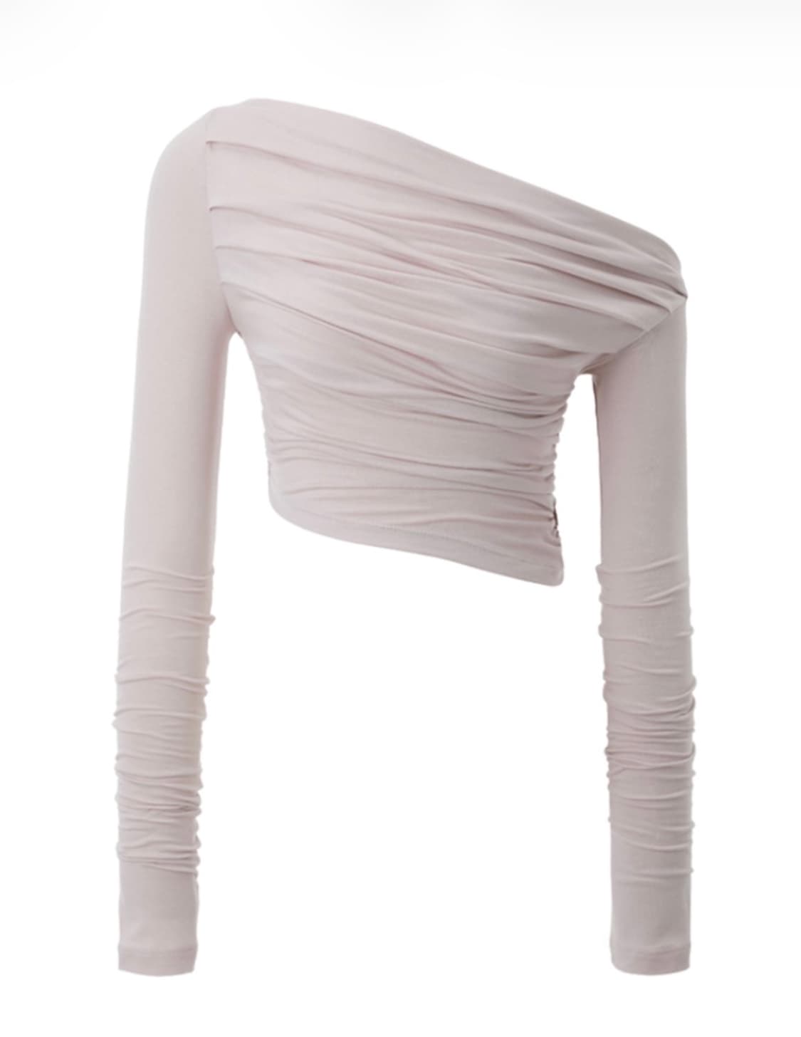 쓰리타임즈 드레이프 탑 핑크 상품이미지1