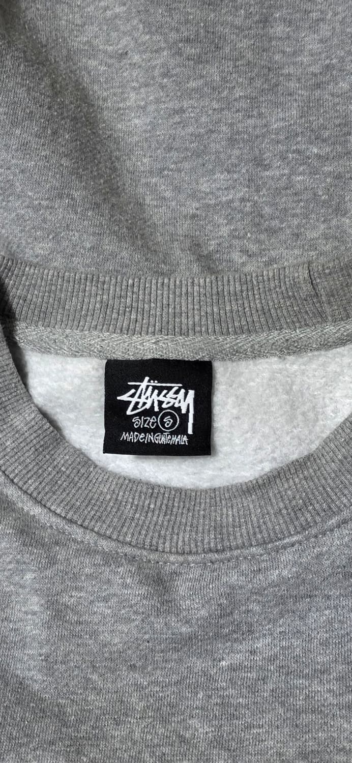 스투시 맨투맨 그레이 S 상품이미지3