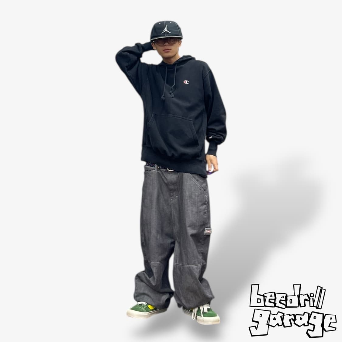 챔피온 리버스위브 후드티 상품이미지1