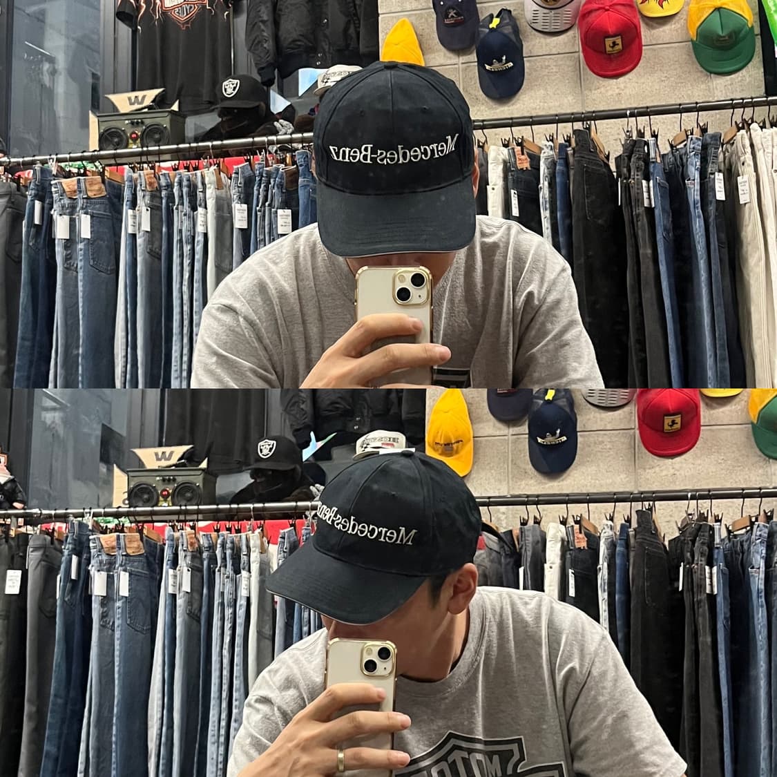 빈티지 벤츠 로고 볼캡 상품이미지6