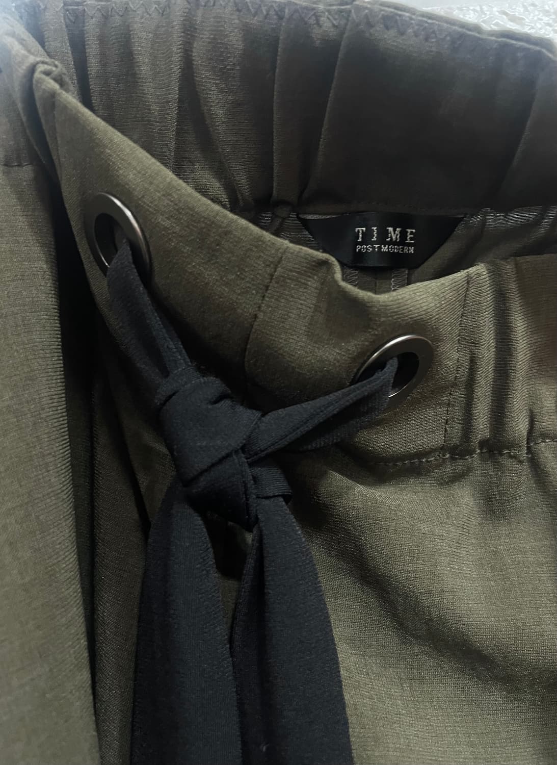 TIME 타임바지 한섬팬츠 한섬바지:) 슬랙스 올리브그린 카키바지 상품이미지3