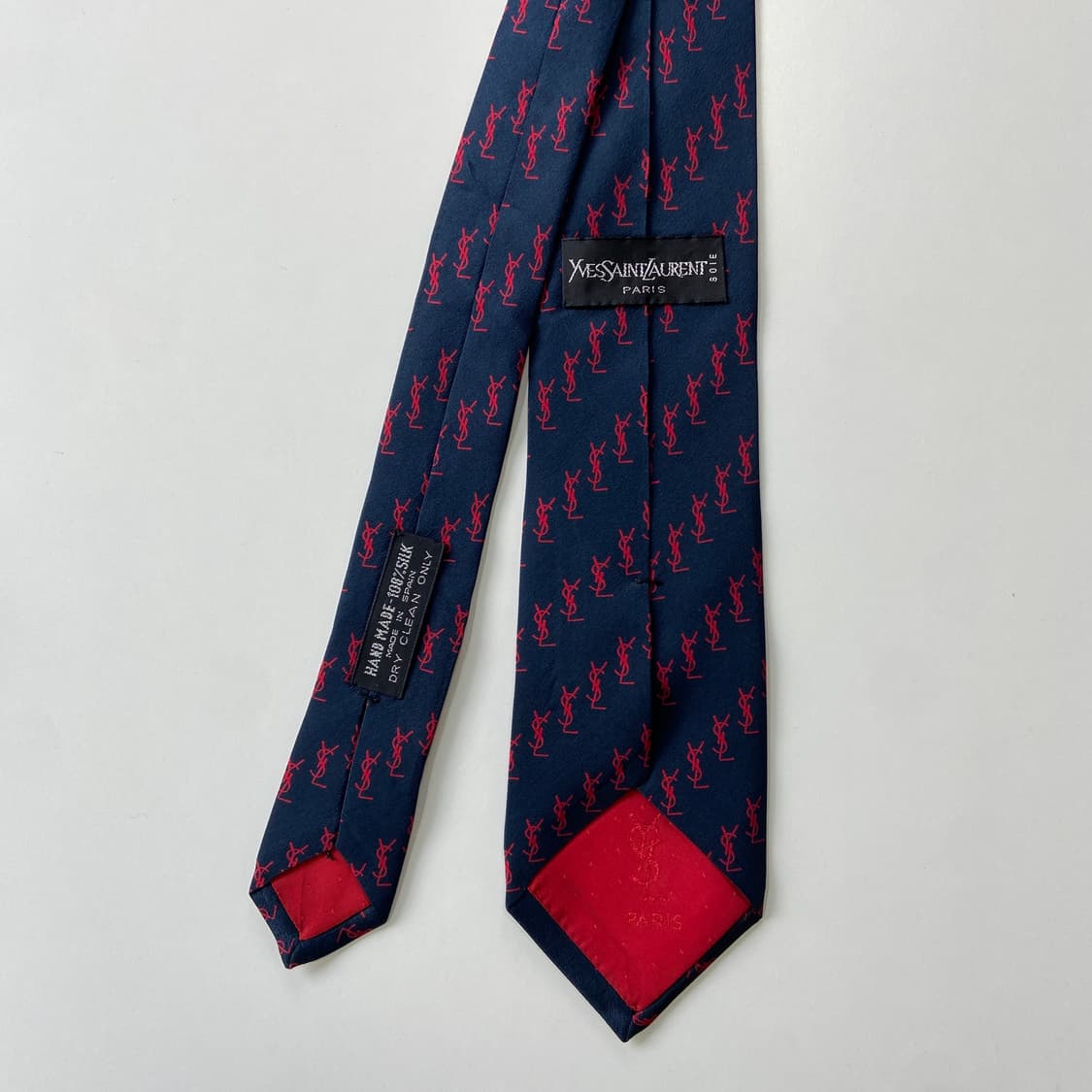 YSL 입생로랑  명품 정품 모노그램 넥타이 7.8cm 상품이미지2