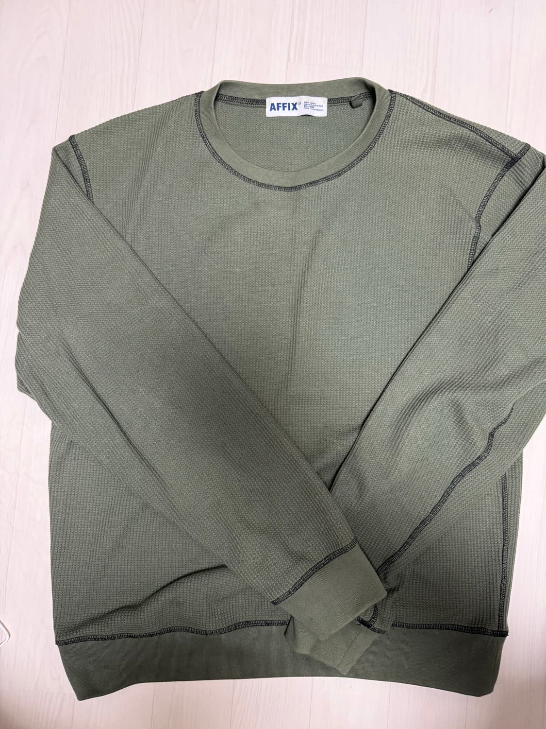 [판매] (XL) Affix 와플 로고 스웻셔츠 상품이미지3