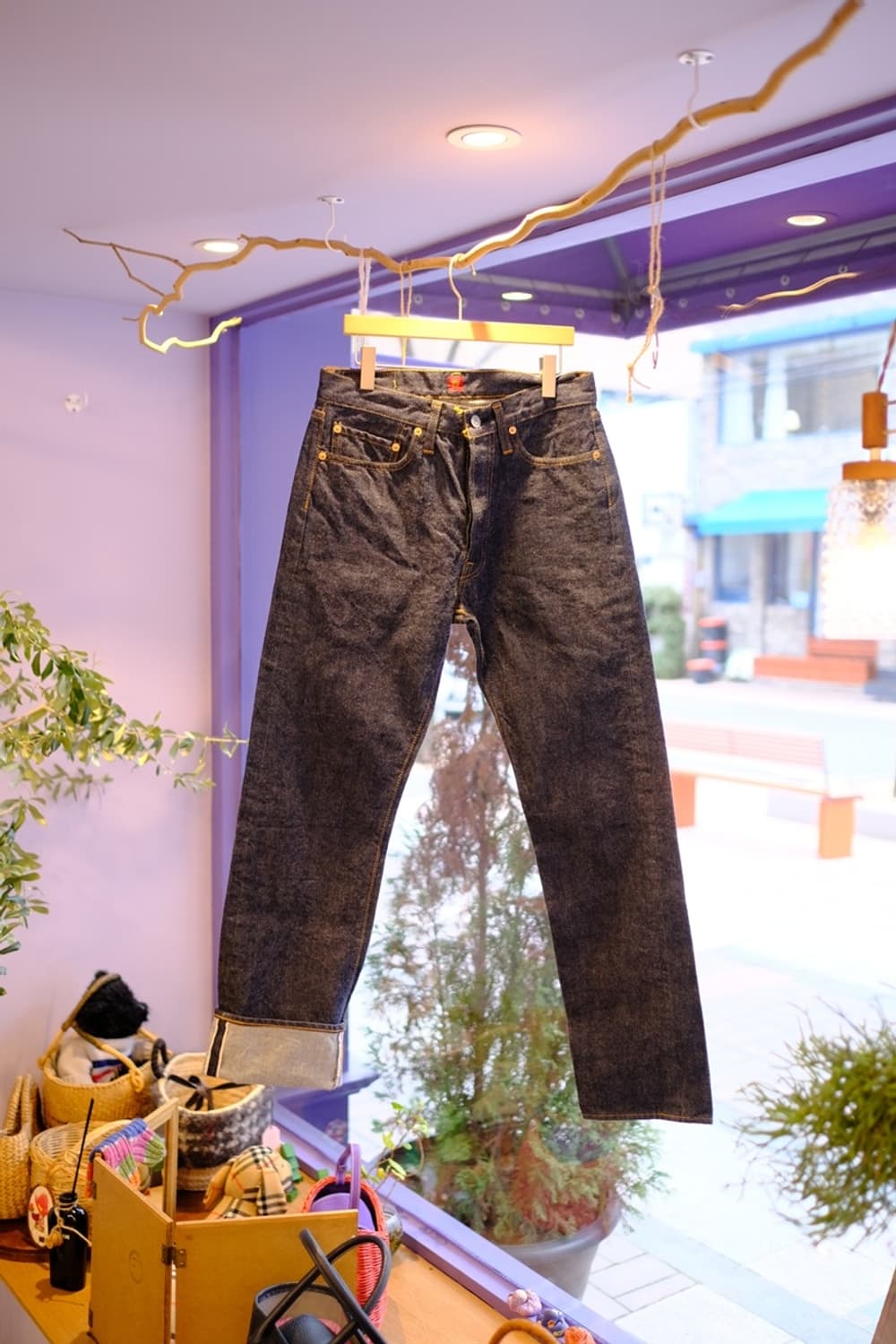 RESOLUTE 710 생지 셀비지 데님 상품이미지1