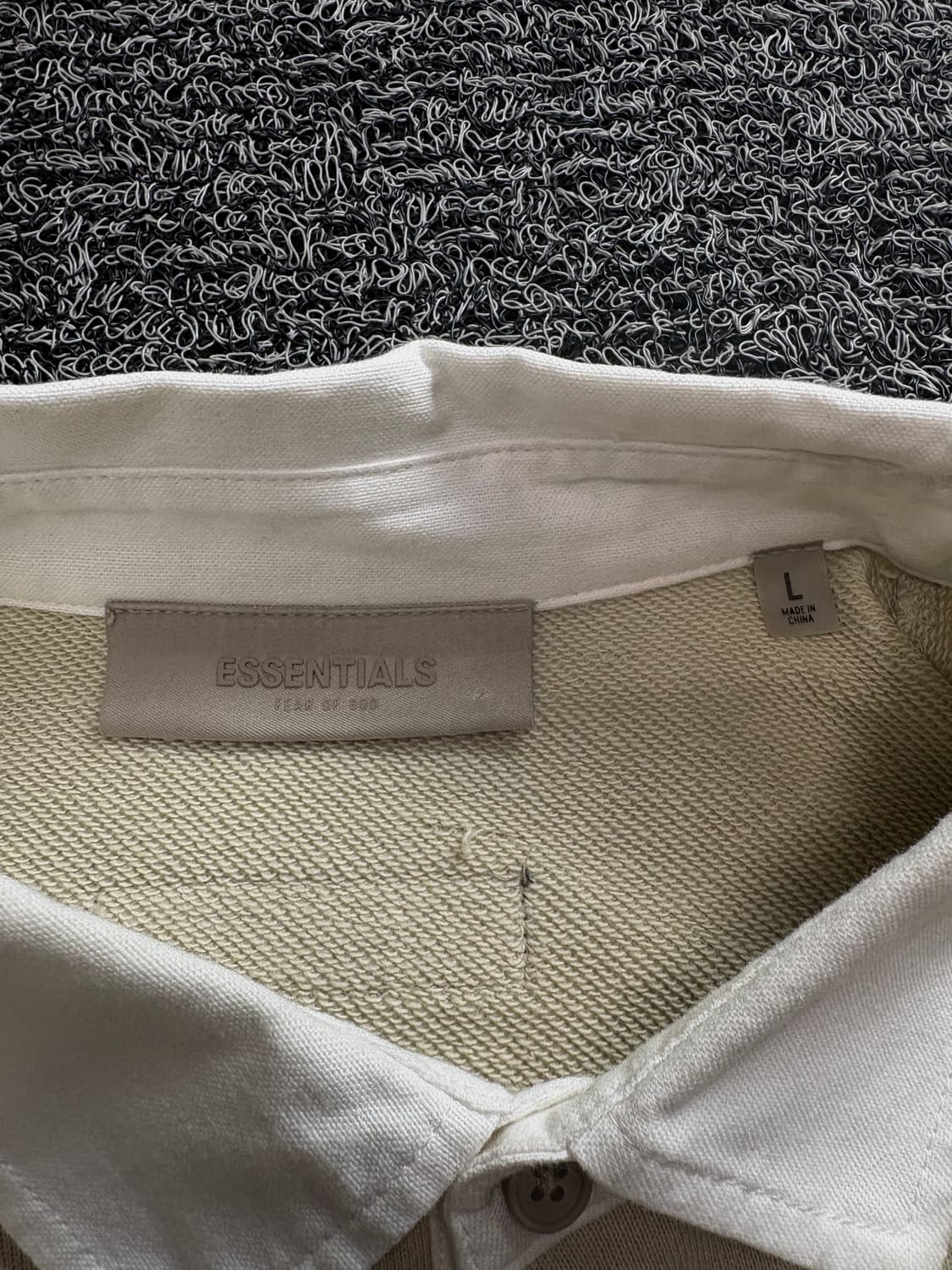 피어오브갓 에센셜 1977 빅로고 럭비 티셔츠 3820 상품이미지4