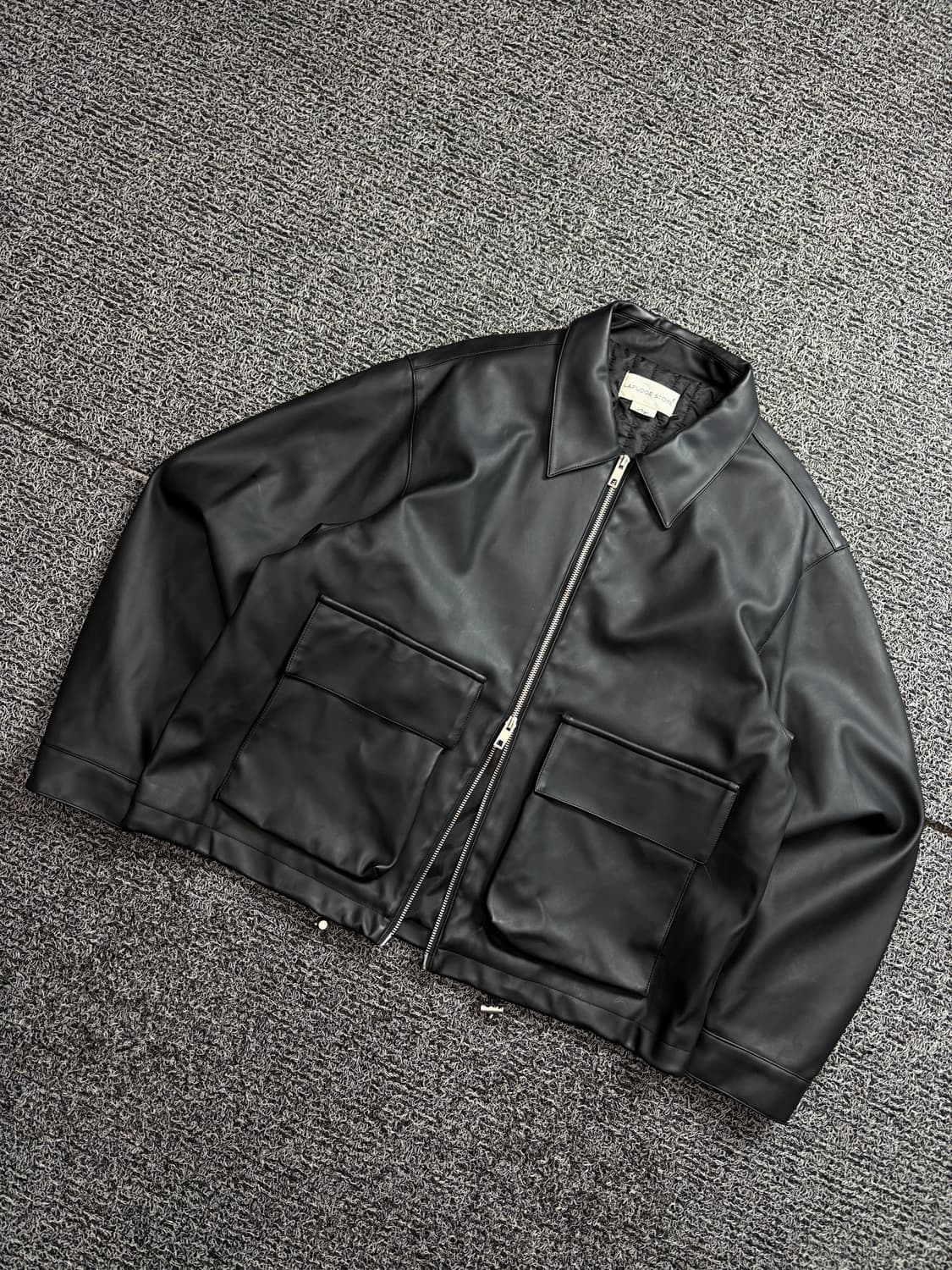 라퍼지스토어 버핑 레더 유틸리티 자켓 2116 상품이미지1