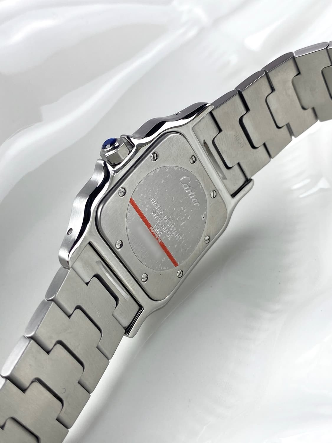 CARTIER Santos Galbee steel watch unisex 상품이미지8