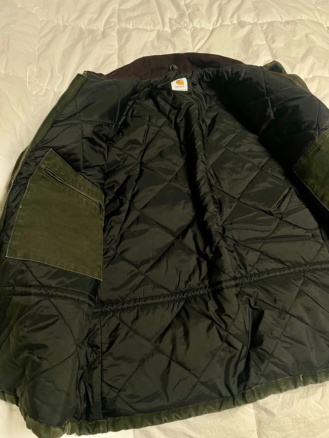 칼하트 C26 워크 자켓 mos green 상품이미지3