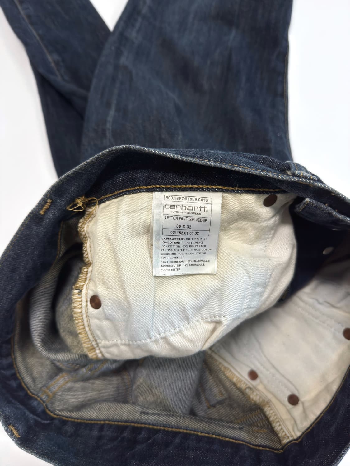 칼하트 데님팬츠 30 x 32 상품이미지5