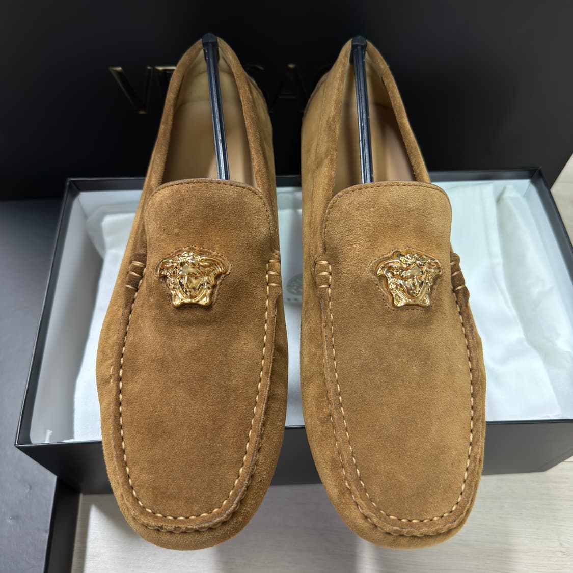 VERSACE 베르사체 스웨이드 로퍼 43 상품이미지7