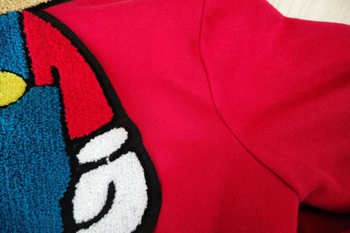 베이프 베이비 마일로 x 마리오 풀 후드집업 레드 상품이미지3