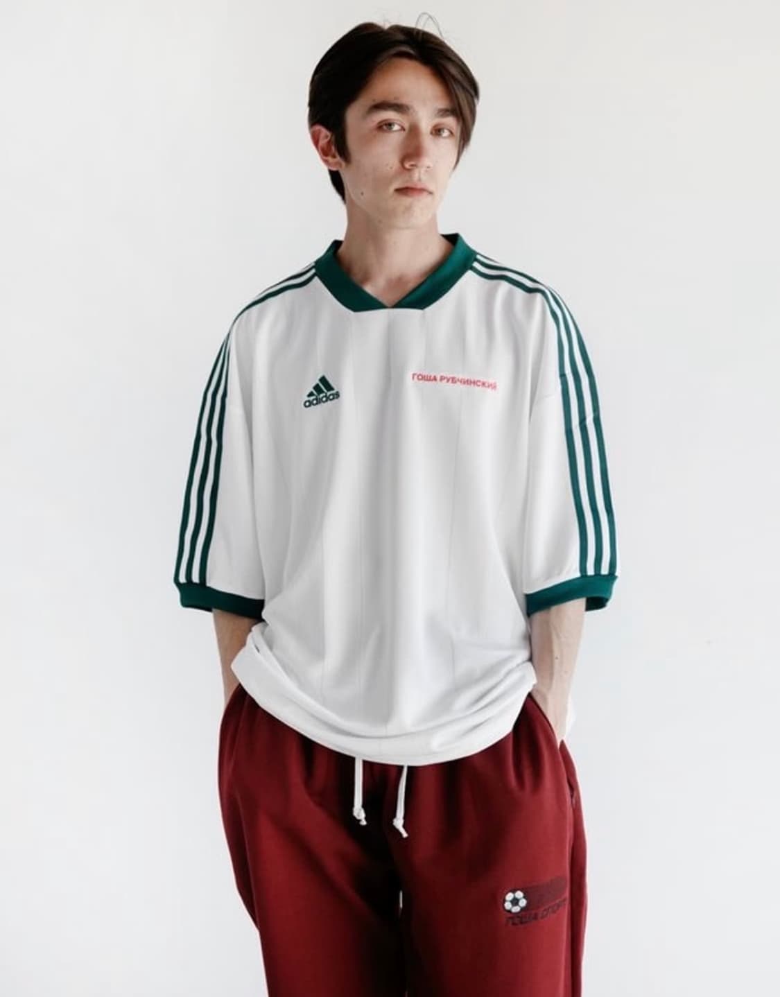 아디다스 x 고샤 루브친스키 오버사이즈 티셔츠 풋볼 져지 유니폼 GOSH 상품이미지1