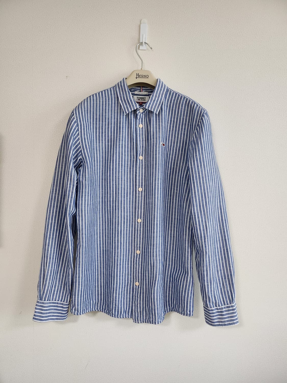 타미힐피거 진스 린넨긴팔셔츠 (M 상품이미지2