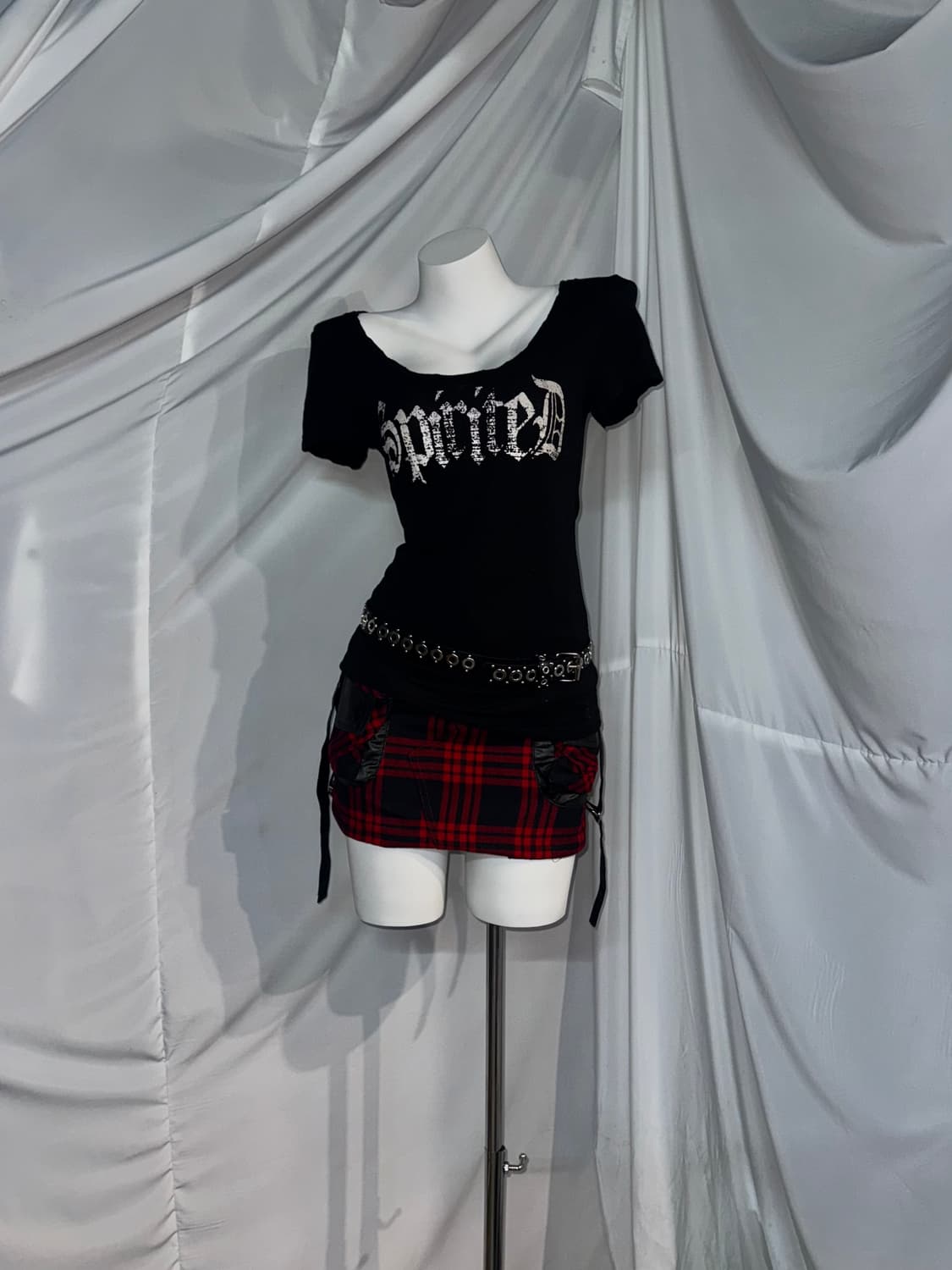 나나깔 고스트오브할렘 쥬시꾸뛰르 딱붙 데일리 펑크 코디세트  상품이미지6