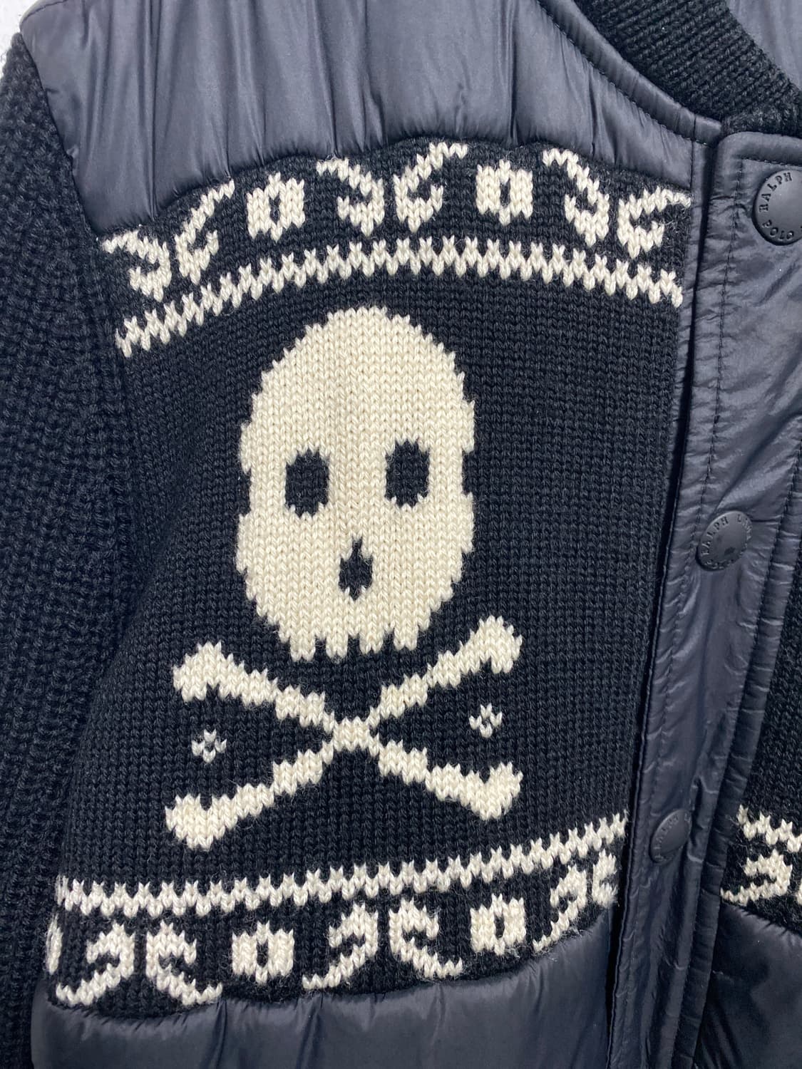 폴로 랄프로렌 해골자수 폴로 니트패딩 상품이미지2