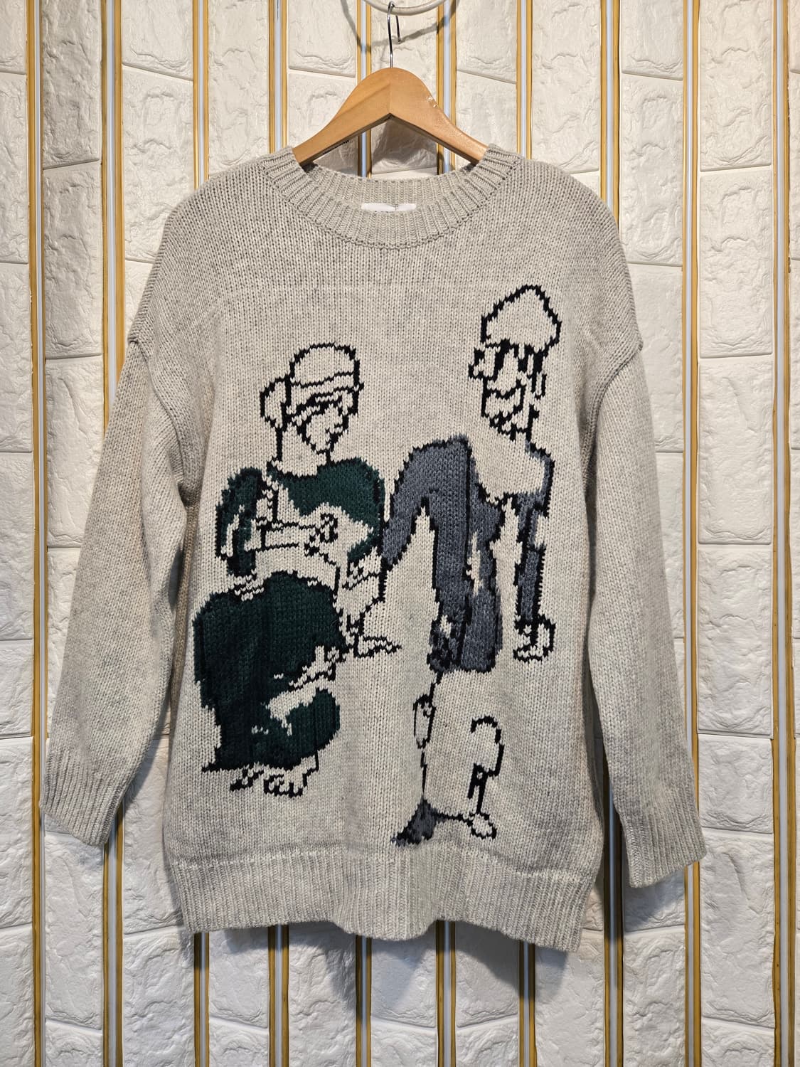 톰보이 니트 새상품 FEER  상품이미지1