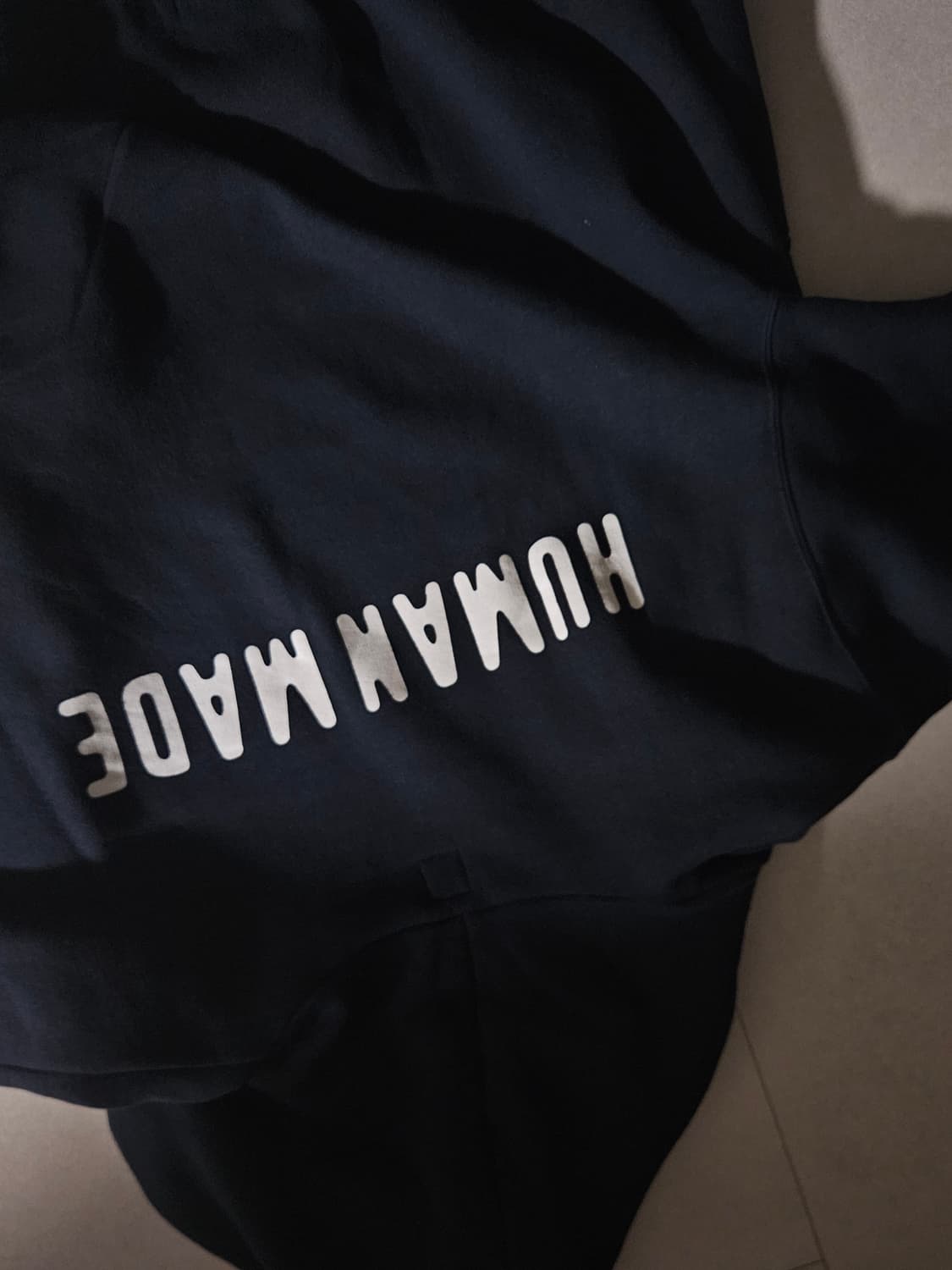 휴먼메이드 네이비 후드집업 L 상품이미지2