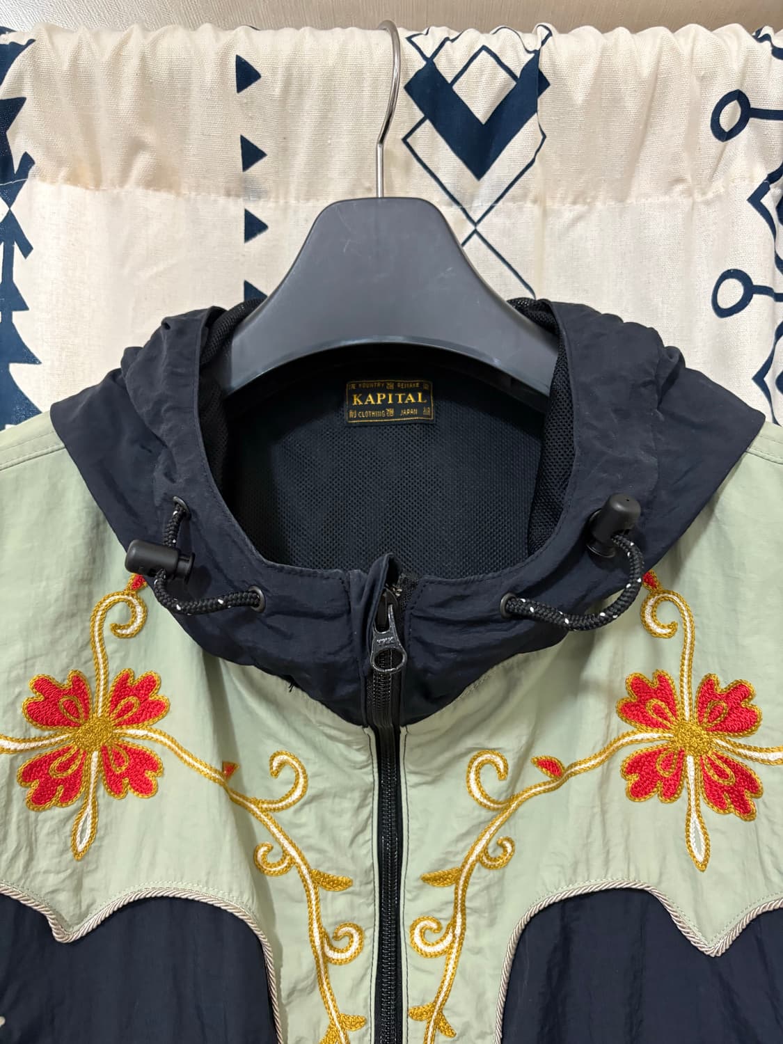 캐피탈 나일론 태피터 투톤 테네시 캑터스 플라워 파카 상품이미지6