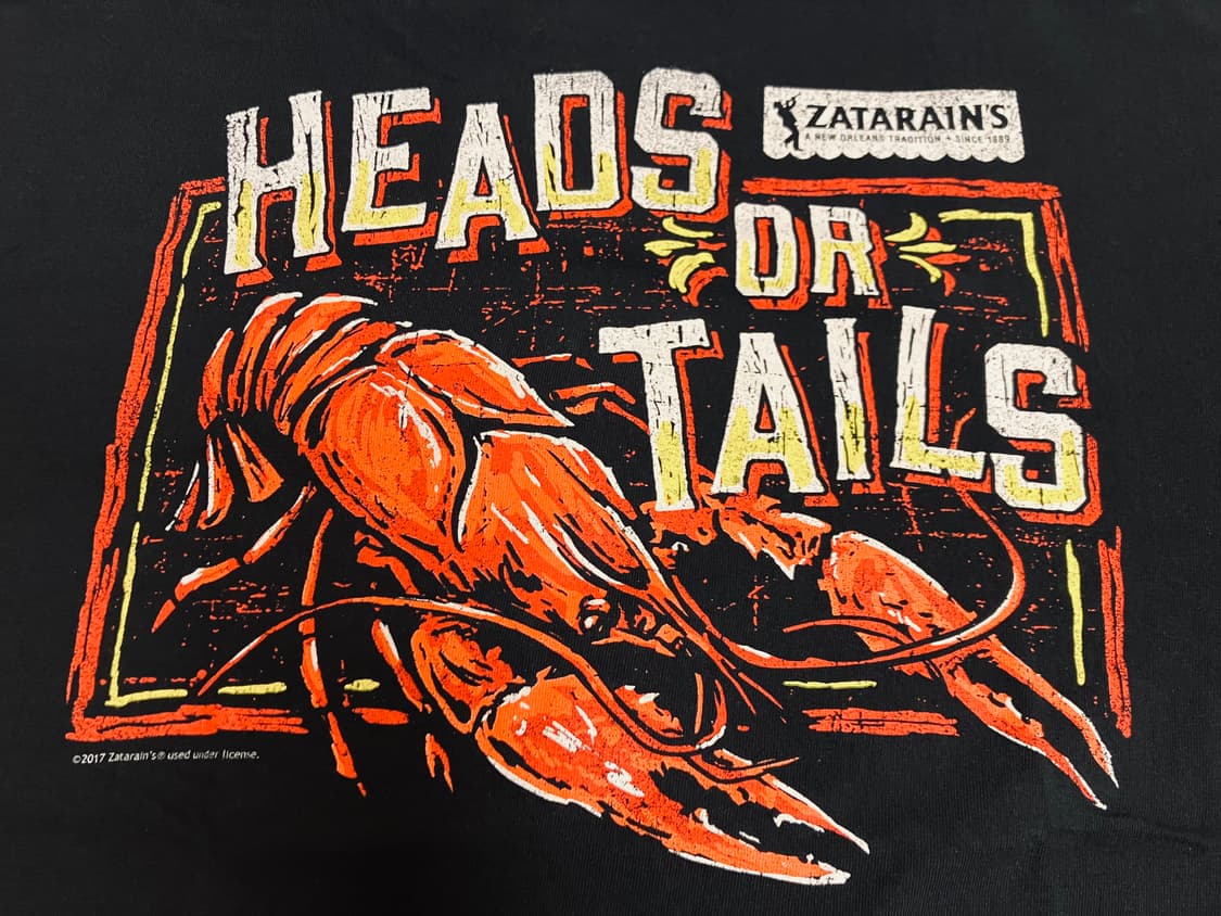 DELTA 델타 자타레인스 랍스터 티셔츠 XL 포레스트검프 빈티지 상품이미지3