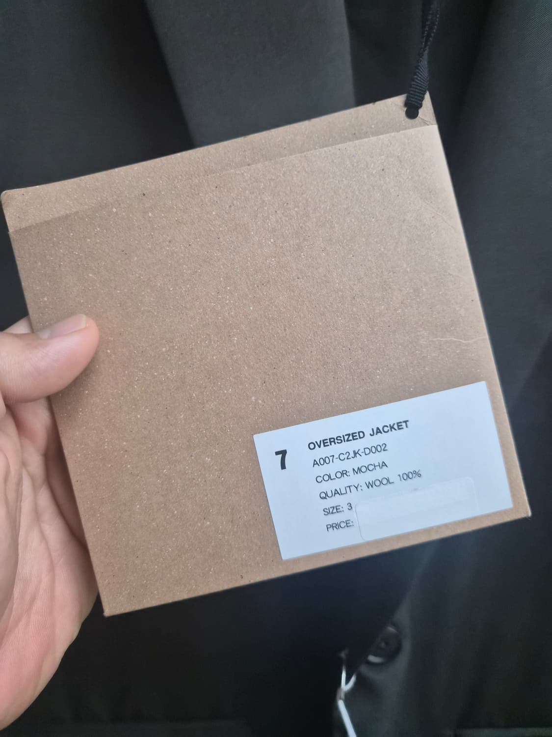 새제품 3/105) AFTERHOURS 애프터아워스 오버핏 블레이저 상품이미지9