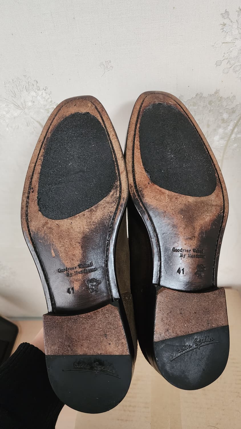 스펠로(SPELLO) 스웨이드 스트레이트팁 남성 구두 260 상품이미지5