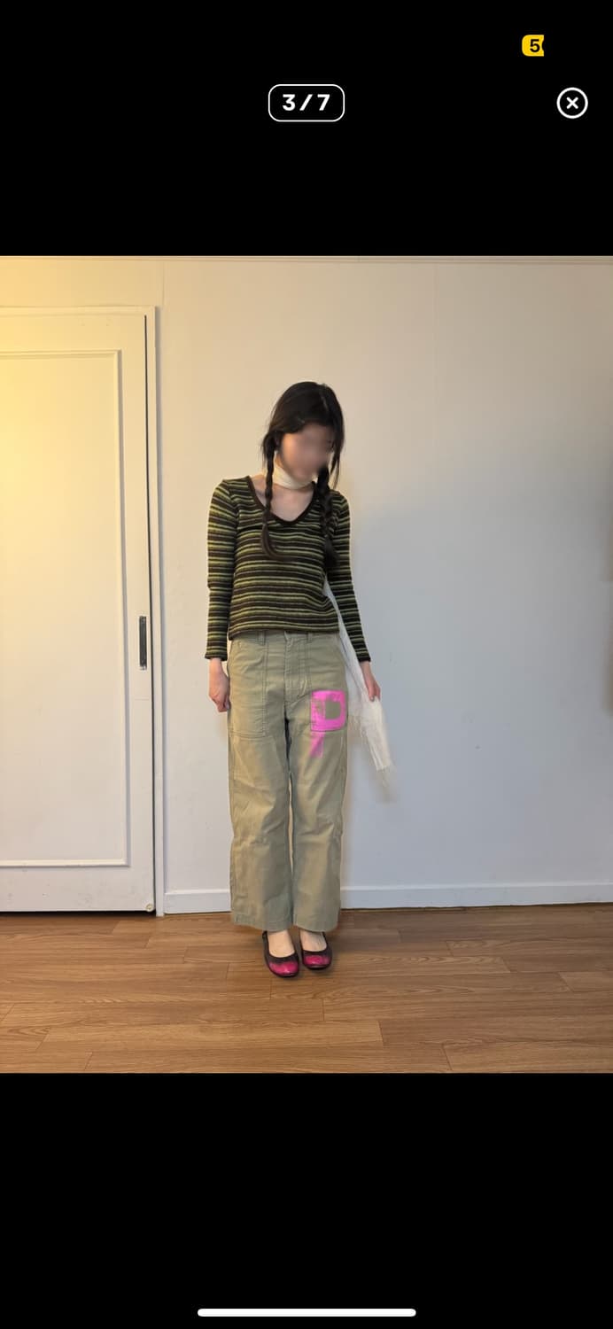 Attrattivo Stripe Knit 상품이미지3