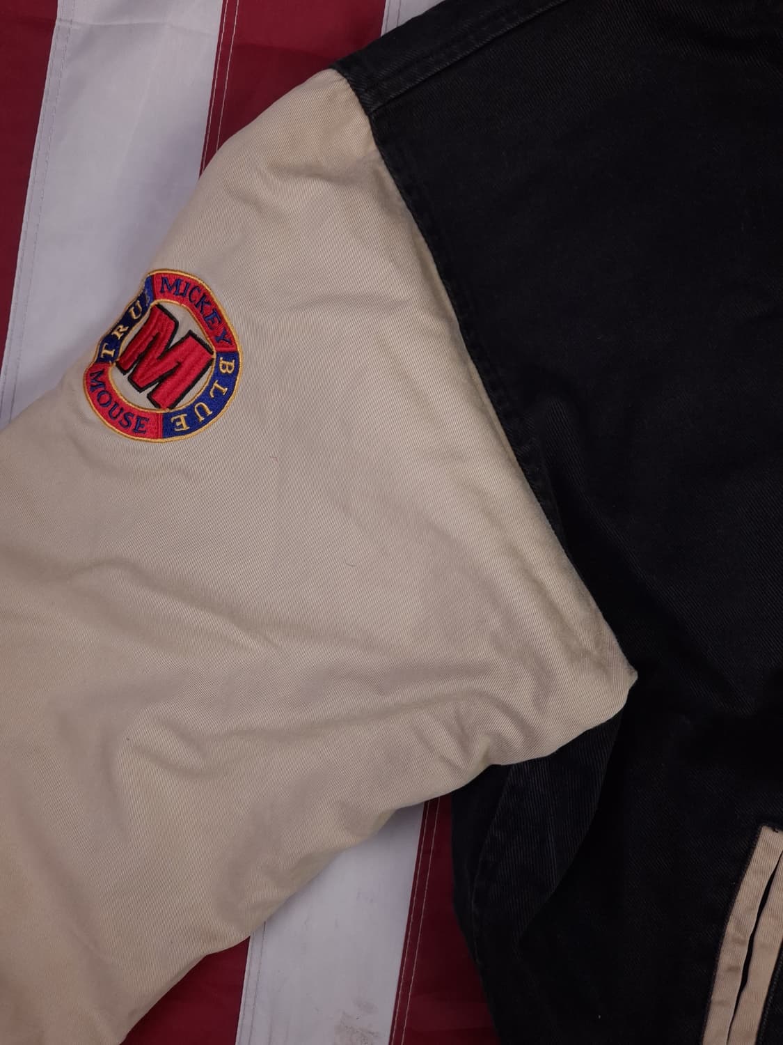 오리지날 90's 디즈니 미키마우스 코튼 바시티 자켓 상품이미지8