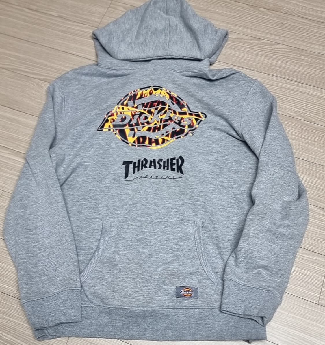 디키즈x트레셔 콜라보 후드티 그레이(100-105) 상품이미지1