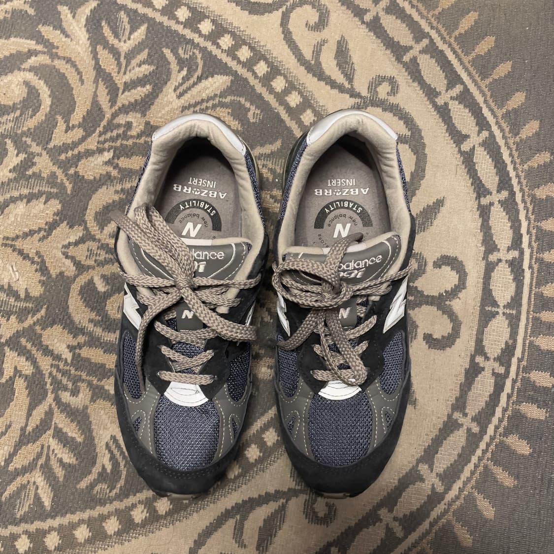 뉴발란스 (우먼) 991 UK 네이비   상품이미지3