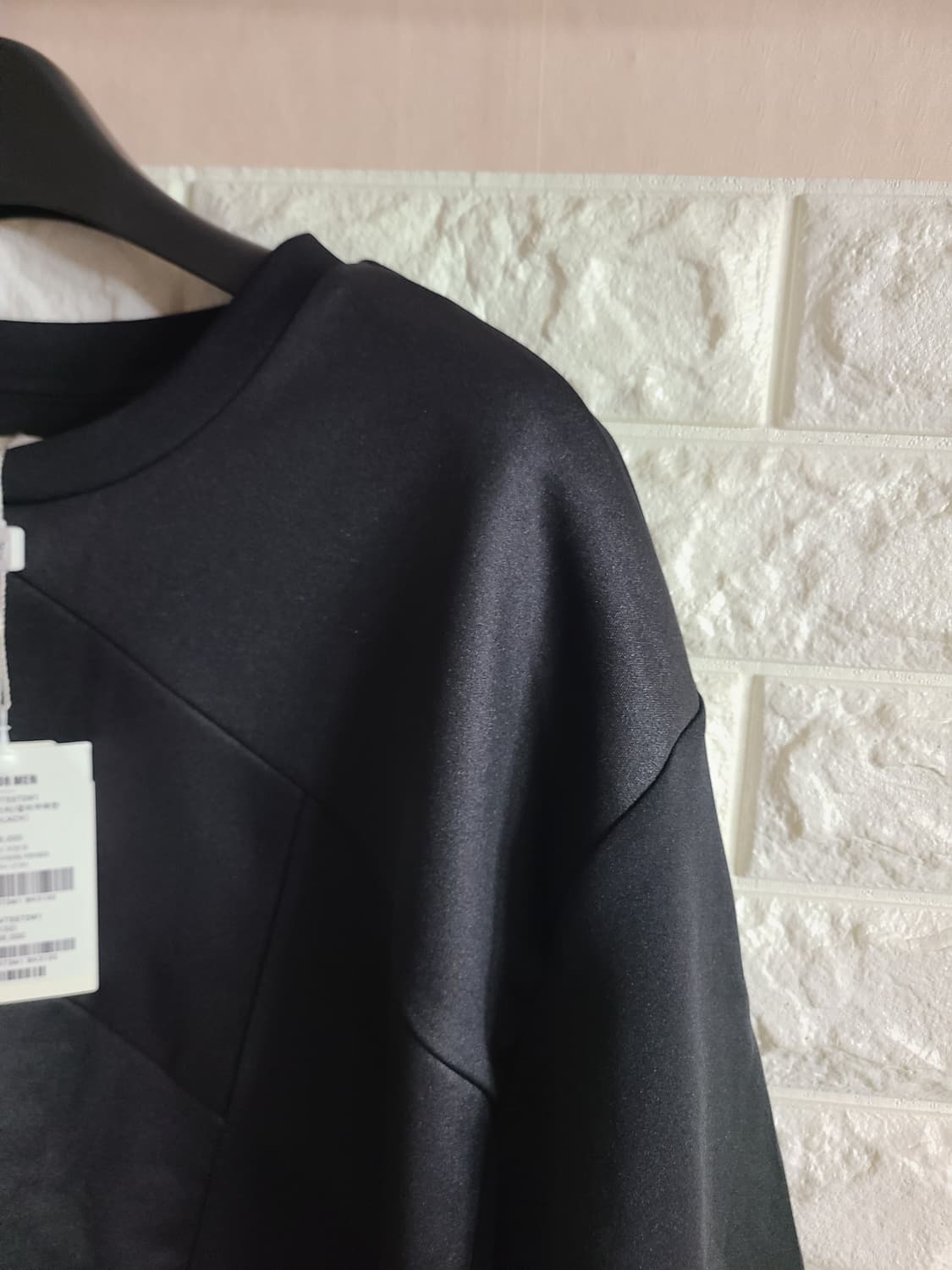 T.I FOR  MEN 블랙 배색 반팔 티셔츠(100) 상품이미지2