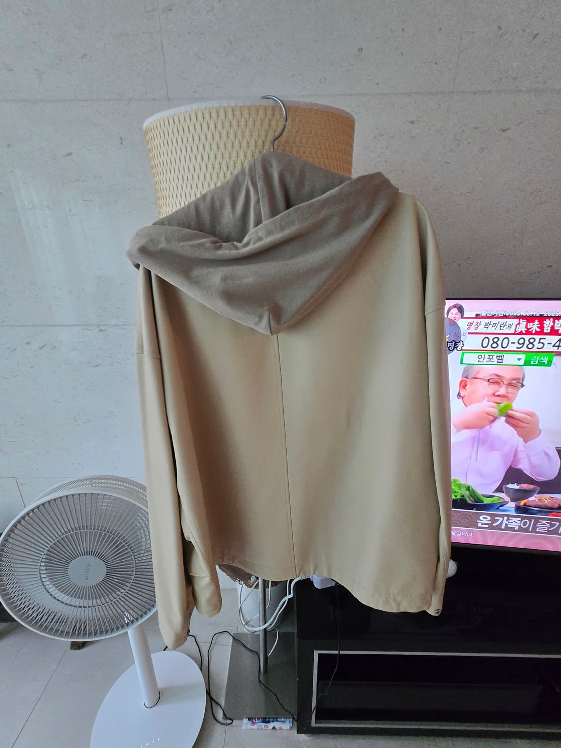 질스튜어트뉴욕 레이어드후드가죽자켓  M사이즈 상품이미지4