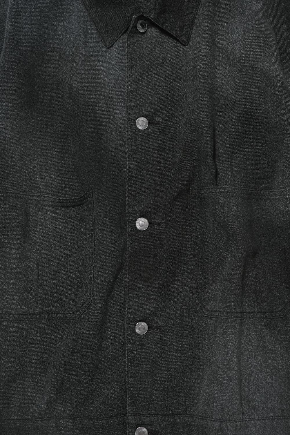 A.PRESSE / 아프레쎄 빈티지 블랙 샴브레이 워크 자켓 상품이미지3