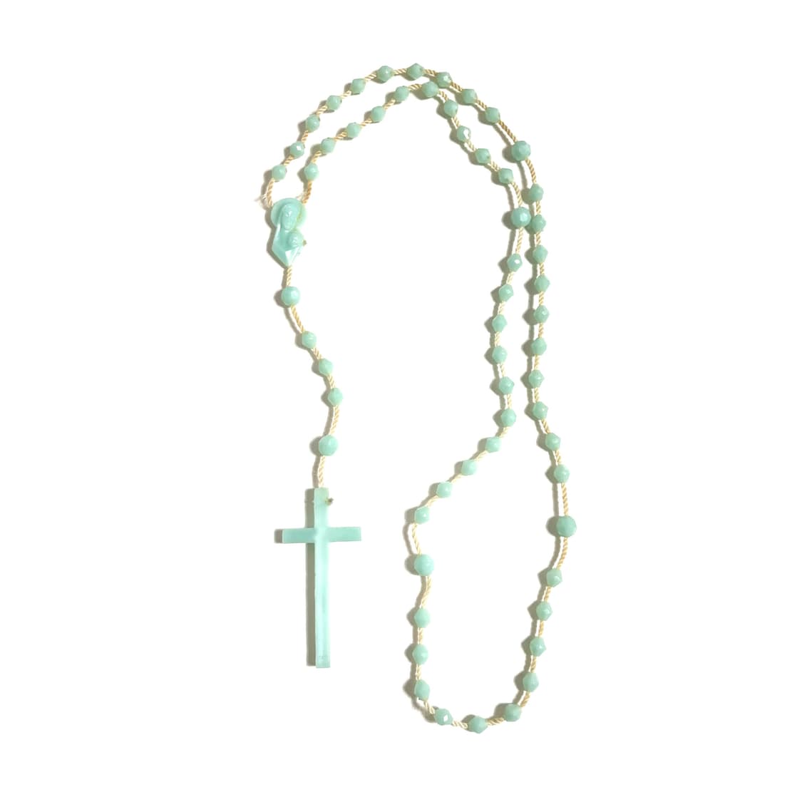 일본 빈티지 민트 로자리오 목걸이 고스 로리 펑크 갸루 그런지 페어리 상품이미지2