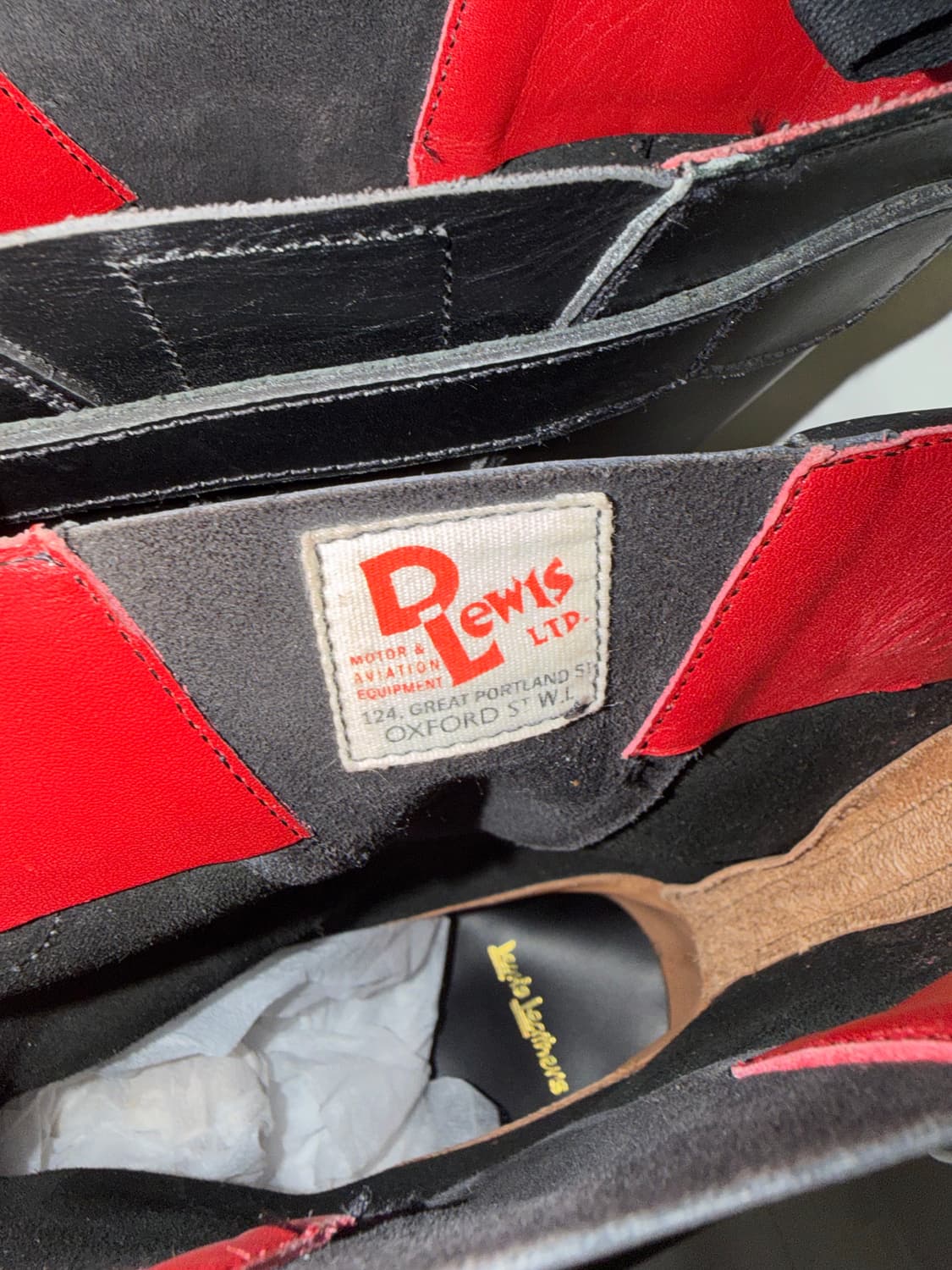 꼼데가르송 옴므플러스 루이스레더 콜라보 더블스트랩 엔지니어 부츠 상품이미지4