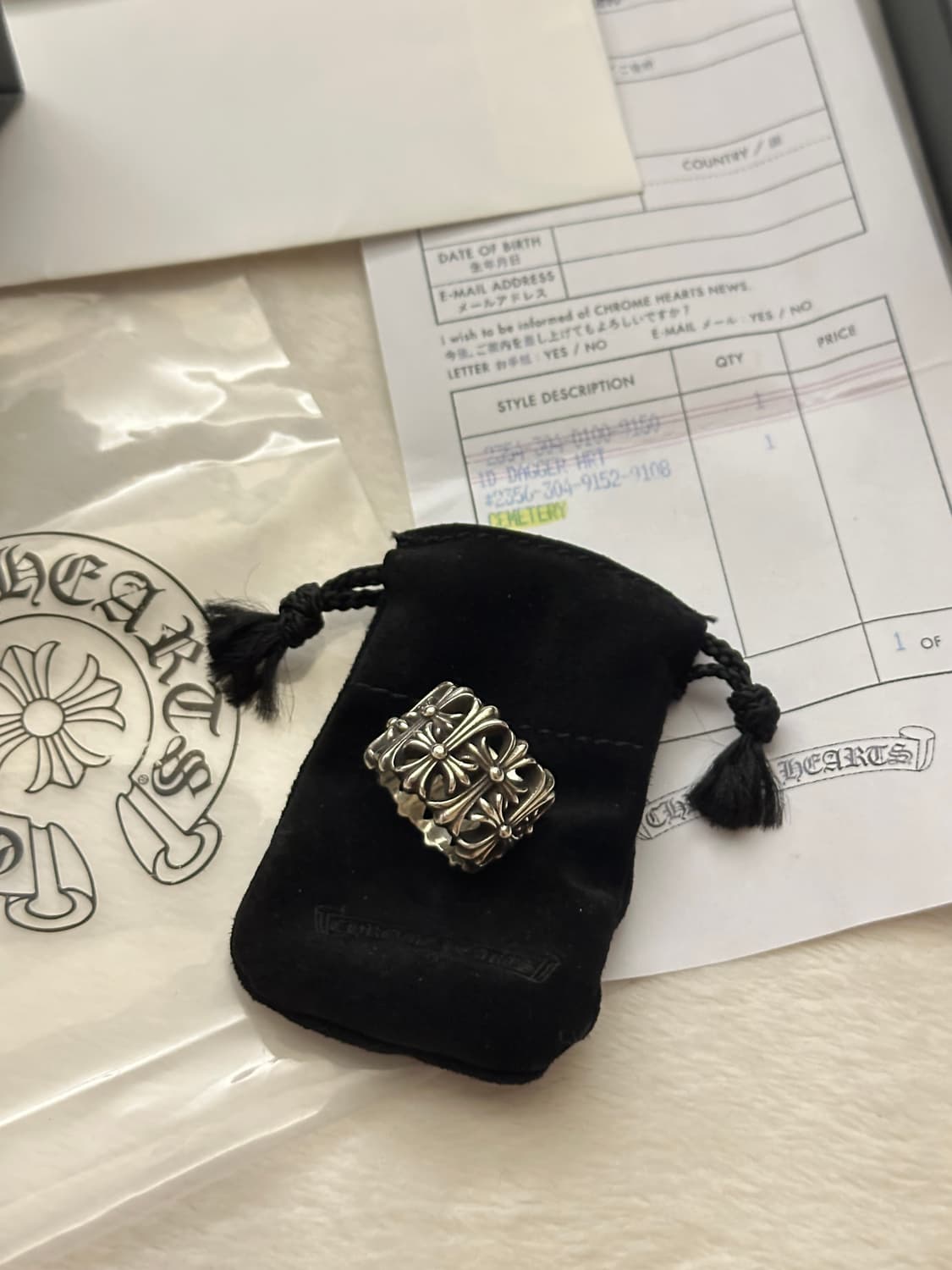 [us9.5] 크롬하츠 세메터리링 상품이미지2