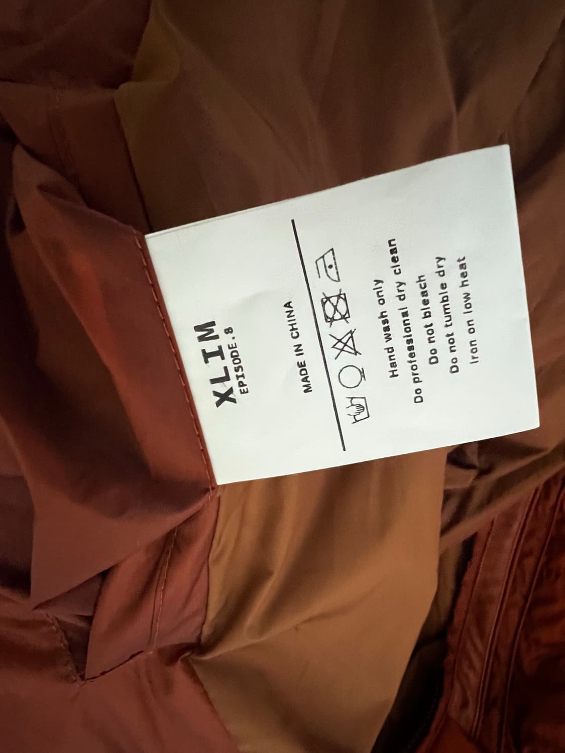 XLIM EP.08 DOWN JACKET ORANGE 상품이미지4