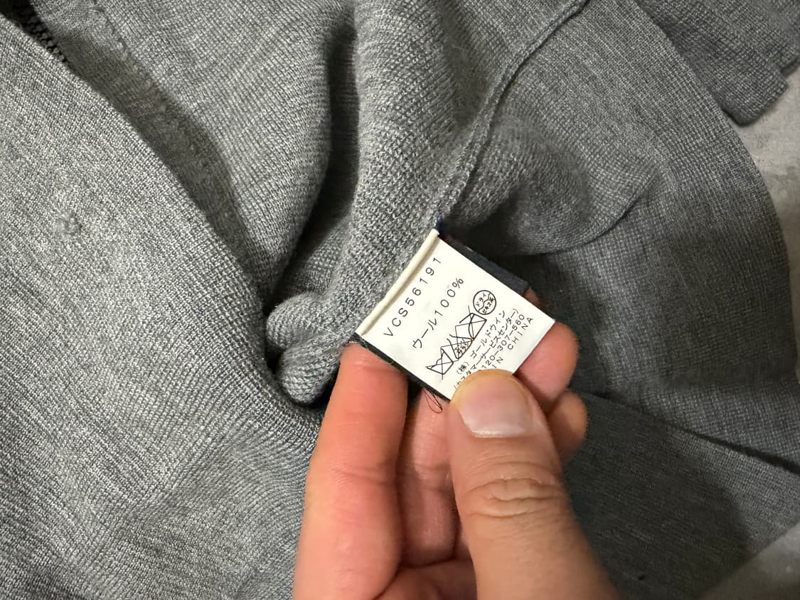  빅토리녹스  앨보패치  빈티지 울니트 풀집업  자켓  95size   상품이미지5