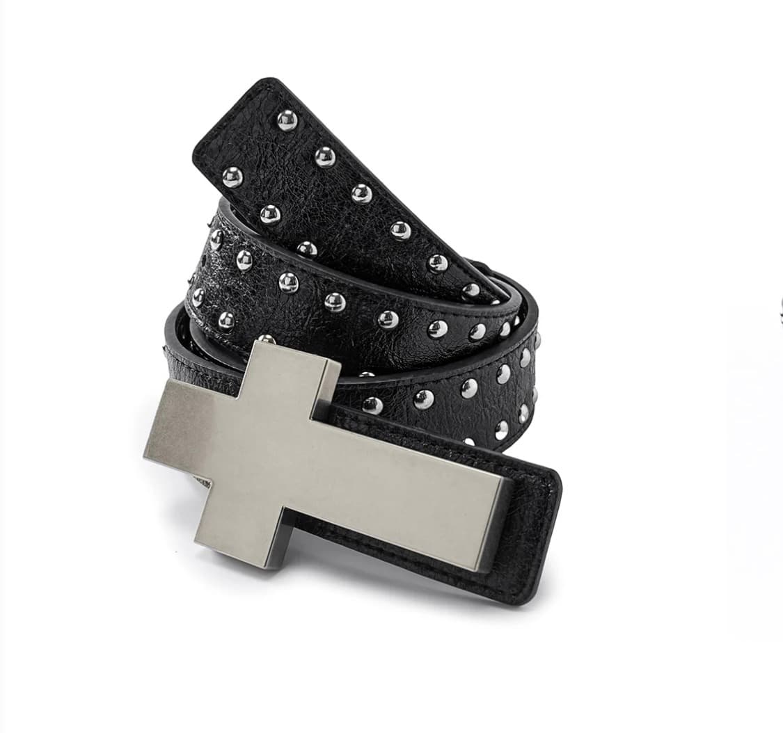 REBEL WAVE Cracked Nail cross belt  상품이미지1