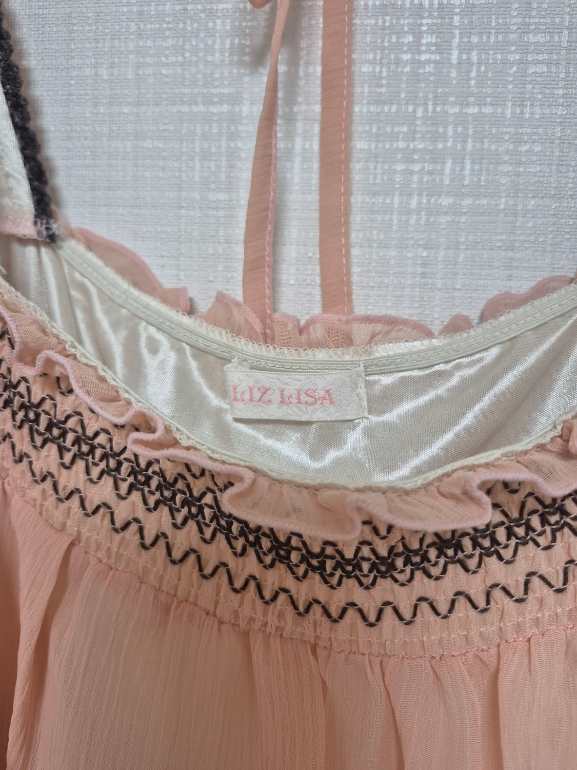 리즈리사 히메갸루 사몬핑크 블라우스 상품이미지3