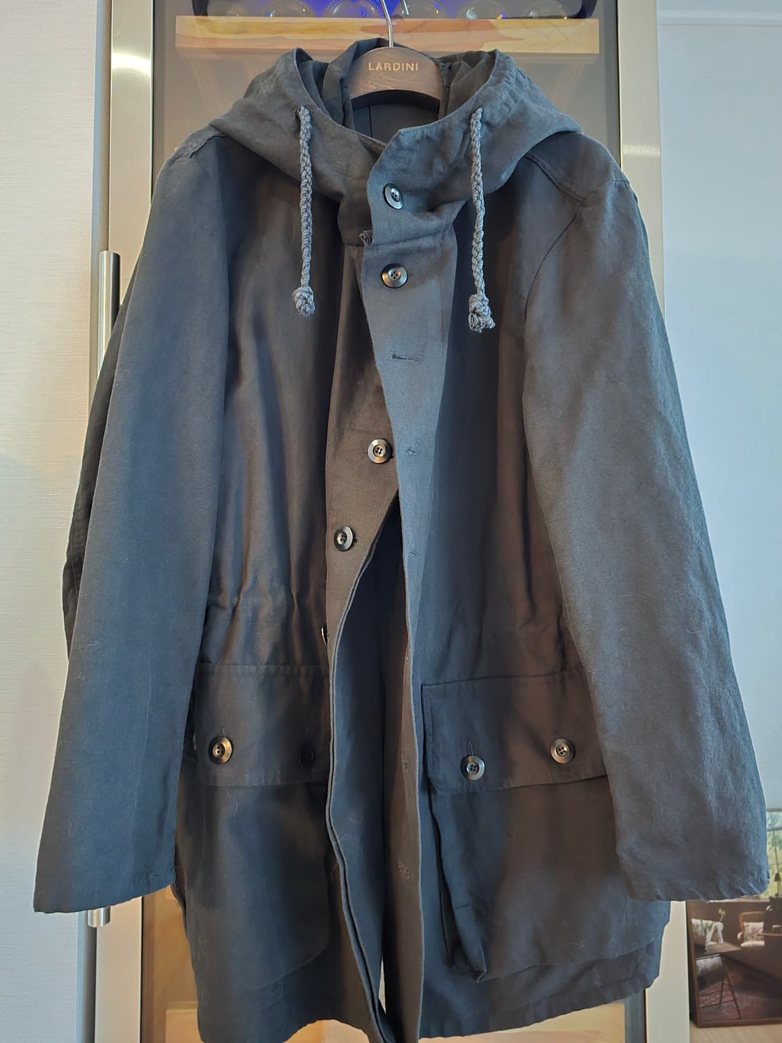 워드로브41 린넨혼방 코트 L사이즈입니다. 상품이미지1