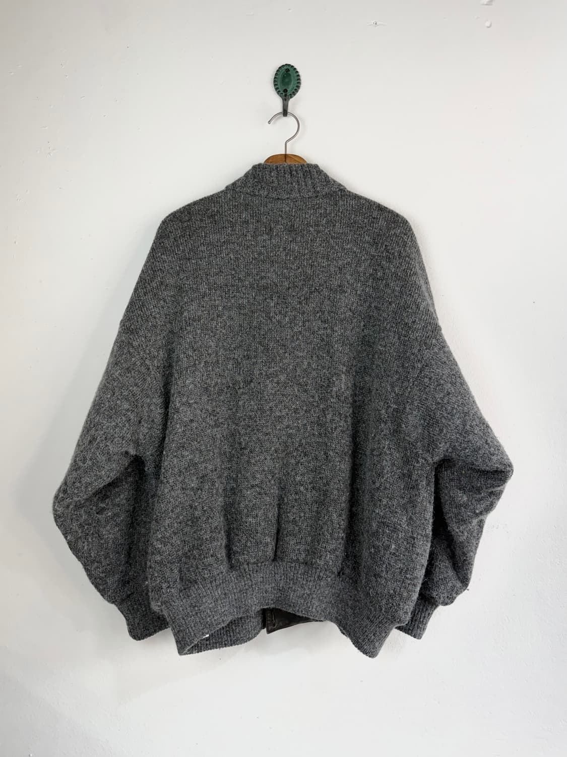 90s 이태리 메이드 빈티지 니트 봄버 상품이미지5